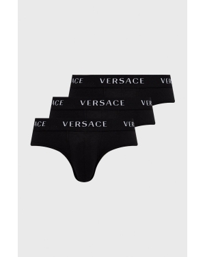 Versace slipy (3-pack) męskie kolor czarny AU04319