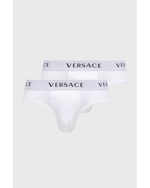 Versace slipy (2-pack) męskie kolor biały AU04019