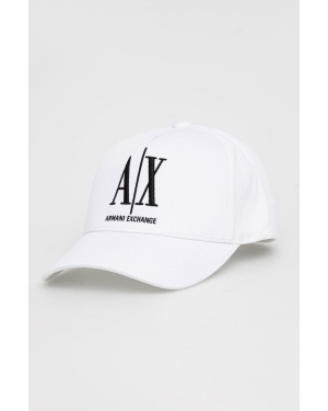 Armani Exchange czapka kolor biały z aplikacją 944170 1A170 NOS