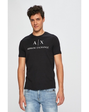 Armani Exchange t-shirt męski kolor czarny 8NZTCJ Z8H4Z NOS