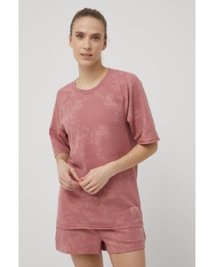 Calvin Klein Underwear t-shirt piżamowy CK One kolor różowy
