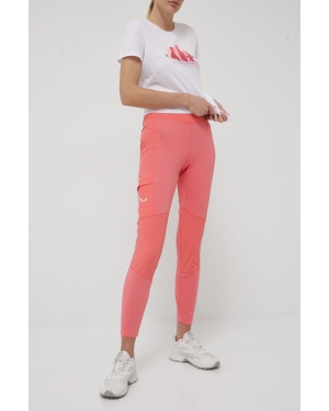 Salewa legginsy sportowe Lavaredo Hemp damskie kolor różowy 00-0000028034