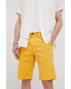 Tommy Jeans szorty SCANTON DM0DM13221.PPYY męskie kolor żółty