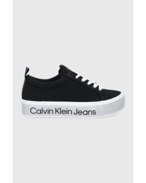 Calvin Klein Jeans tenisówki YW0YW00491.BDS damskie kolor czarny