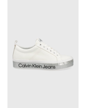 Calvin Klein Jeans tenisówki YW0YW00491.YAF damskie kolor biały