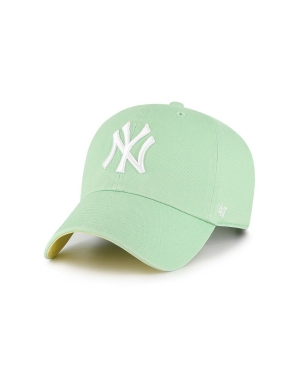 47brand czapka MLB New York Yankees kolor zielony z aplikacją
