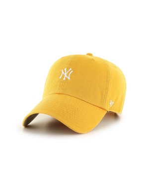 47 brand czapka New York Yankees kolor żółty z aplikacją