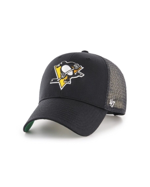 47brand Czapka NHL Pittsburgh Penguins kolor czarny z aplikacją H-BRANS15CTP-BKB