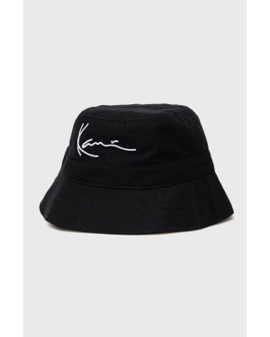Karl Kani kapelusz bawełniany kolor czarny bawełniany ESSKKMACCBH01BLK-black