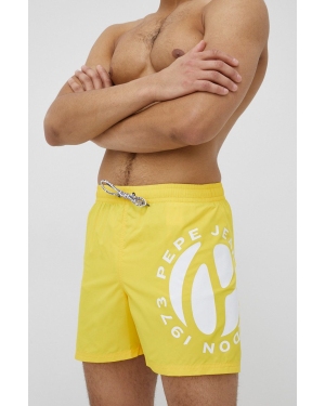 Pepe Jeans szorty kąpielowe RENZO D kolor żółty