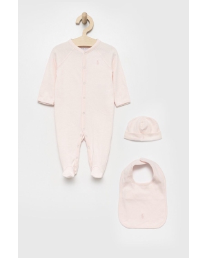 Polo Ralph Lauren komplet niemowlęcy kolor różowy