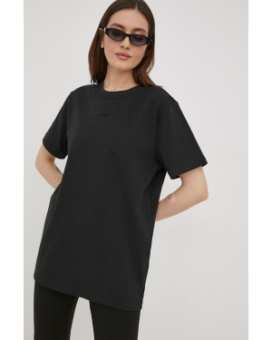 Arkk Copenhagen t-shirt bawełniany kolor czarny gładki