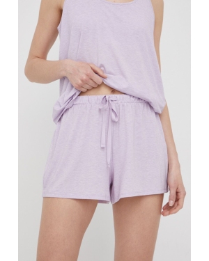 GAP szorty piżamowe damskie kolor fioletowy