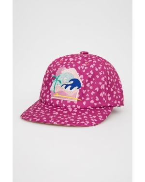 Femi Stories czapka dziecięca kolor różowy wzorzysta