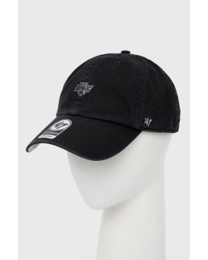47brand czapka NHL Los Angeles Kings kolor czarny z aplikacją
