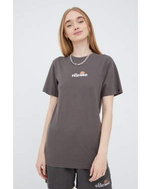 Ellesse t-shirt bawełniany kolor szary SGM13148-PINK