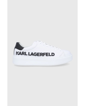 Karl Lagerfeld Buty skórzane KL52225.010 kolor biały