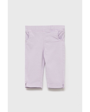Tom Tailor spodnie dziecięce kolor fioletowy gładkie
