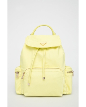 Guess plecak ECO GEMMA damski kolor żółty mały gładki HWEYG8 39532