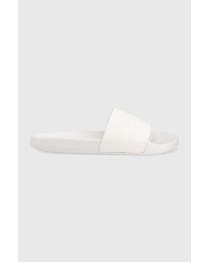 Calvin Klein klapki Pool Slide męskie kolor biały