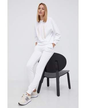 Armani Exchange bluza bawełniana damska kolor biały 8NYM01 YJ68Z NOS