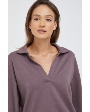 GAP bluza damska kolor fioletowy gładka