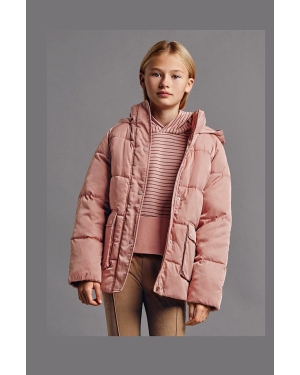 Mayoral kurtka dziecięca z szelkami kolor różowy