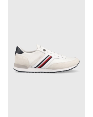 Tommy Hilfiger sneakersy Iconic Sock Runner Mix kolor biały