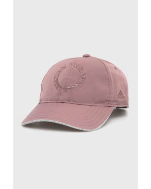 adidas czapka kolor fioletowy gładka
