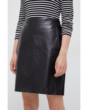 Calvin Klein spódnica kolor czarny mini prosta