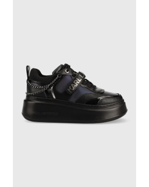 Karl Lagerfeld sneakersy skórzane ANAKAPRI kolor czarny KL63540