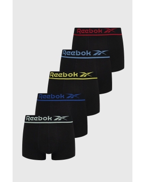 Reebok bokserki (5-pack) męskie kolor czarny