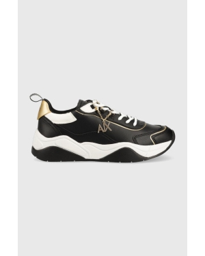 Armani Exchange sneakersy skórzane kolor czarny XDX104 XV580 S038