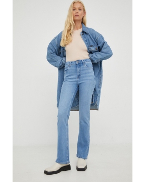 Lee jeansy Breese Boot Partly Cloudy damskie high waist