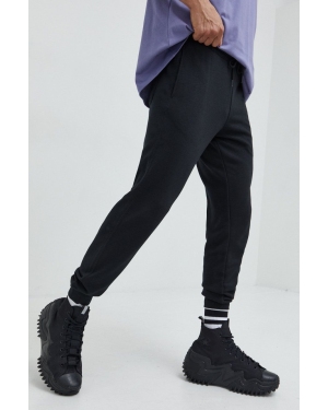 Converse spodnie dresowe kolor czarny gładkie 10023873.A01-CONVERSEBL