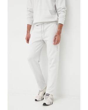 Calvin Klein Jeans spodnie męskie kolor szary gładkie