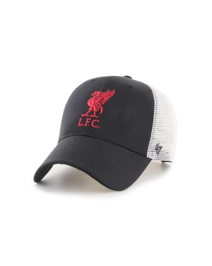 47brand Czapka z daszkiem Liverpool FC kolor czarny z aplikacją EPL-BRANS04CTP-BK