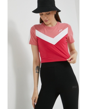Fila t-shirt damski kolor różowy