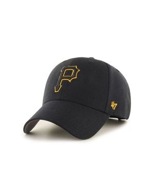 47 brand Czapka MLB Pittsburgh Pirates kolor czarny z aplikacją