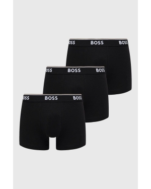 BOSS bokserki 3 - pack męskie kolor czarny