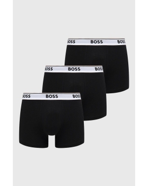 BOSS bokserki 3 - pack męskie kolor czarny