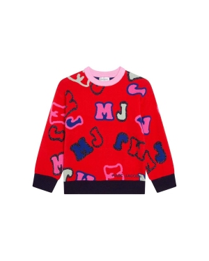 Marc Jacobs sweter dziecięcy kolor czerwony