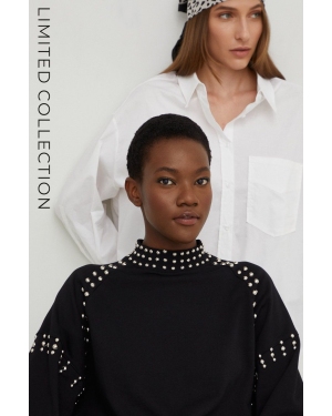 Answear Lab bluza damska kolor czarny gładka