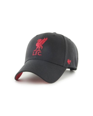 47brand Czapka Liverpool FC kolor czarny z aplikacją EPL-BLPMS04WBP-BK