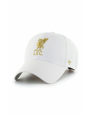 47brand czapka EPL Liverpool kolor biały z aplikacją