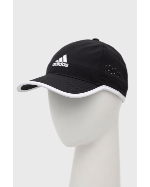 adidas Performance czapka z daszkiem kolor czarny z aplikacją