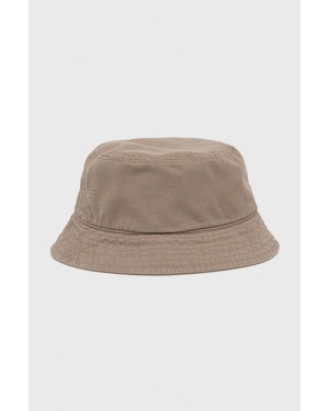 Abercrombie & Fitch kapelusz bawełniany kolor beżowy bawełniany