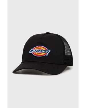 Dickies czapka z daszkiem kolor czarny z aplikacją DK0A4XYGBLK1-BLACK