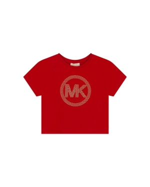 Michael Kors t-shirt dziecięcy kolor czerwony
