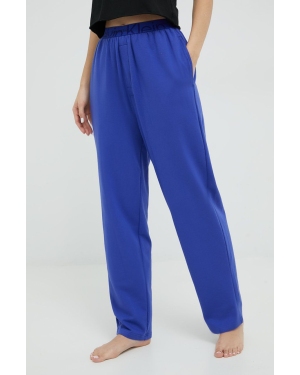 Calvin Klein Underwear spodnie piżamowe damskie kolor granatowy